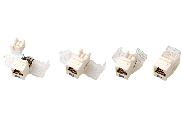 Kategori 5e UTP RJ-45 Aletsiz Sonlandırılabilen Keystone Jacklar